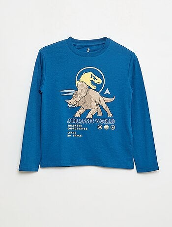 Camiseta 'Jurassic World' de algodón liso