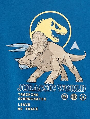Camiseta 'Jurassic World' de algodón liso