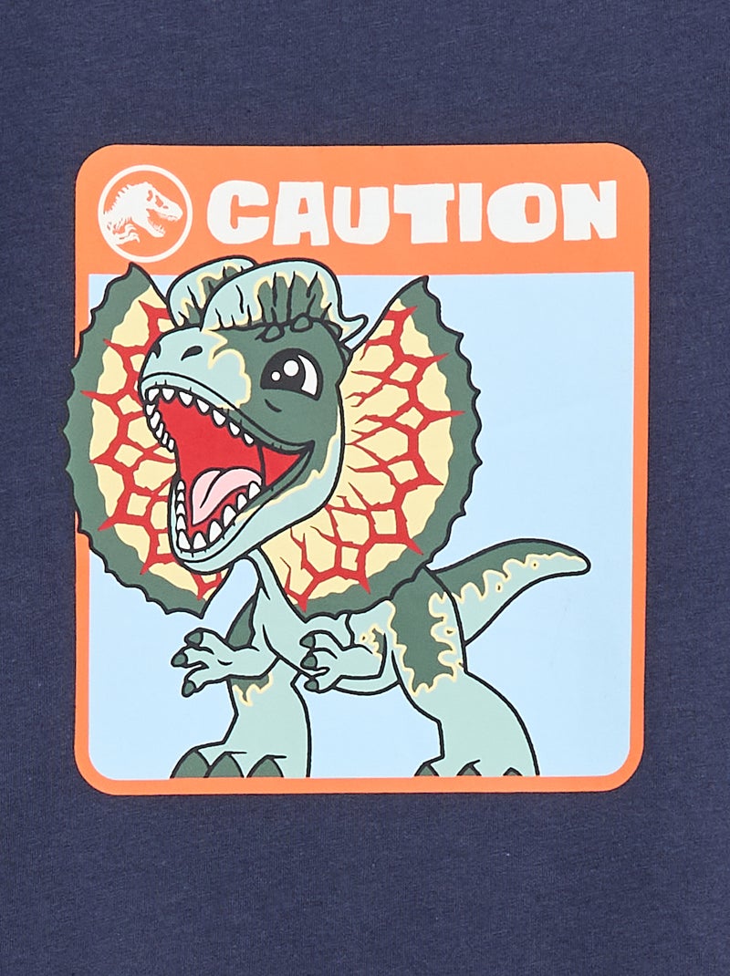 Camiseta 'Jurassic World' de manga corta Azul - Kiabi