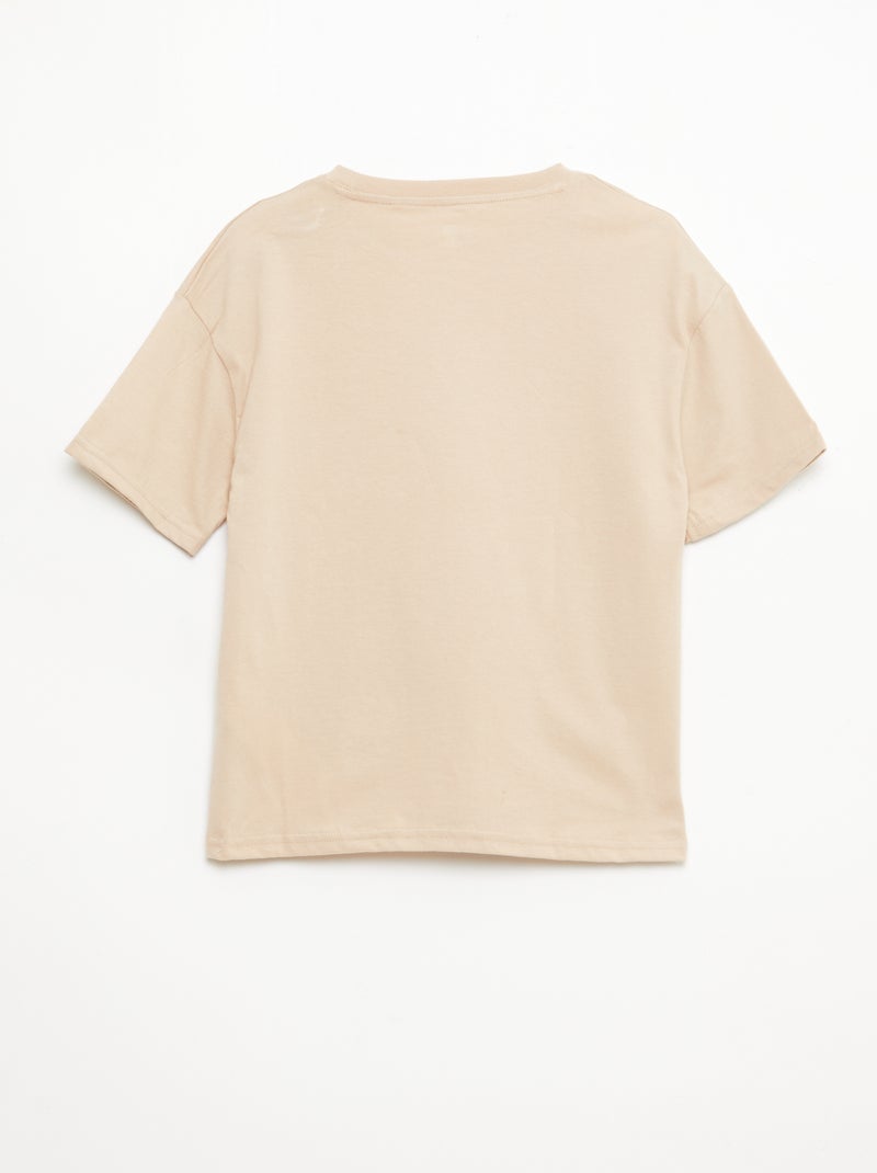 Camiseta 'Jurassic World' de manga corta Beige - Kiabi