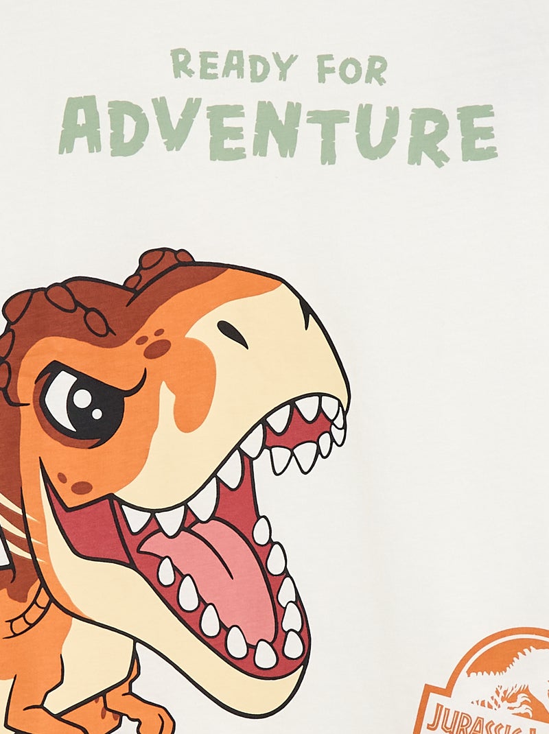 Camiseta 'Jurassic World' de manga corta Blanco - Kiabi