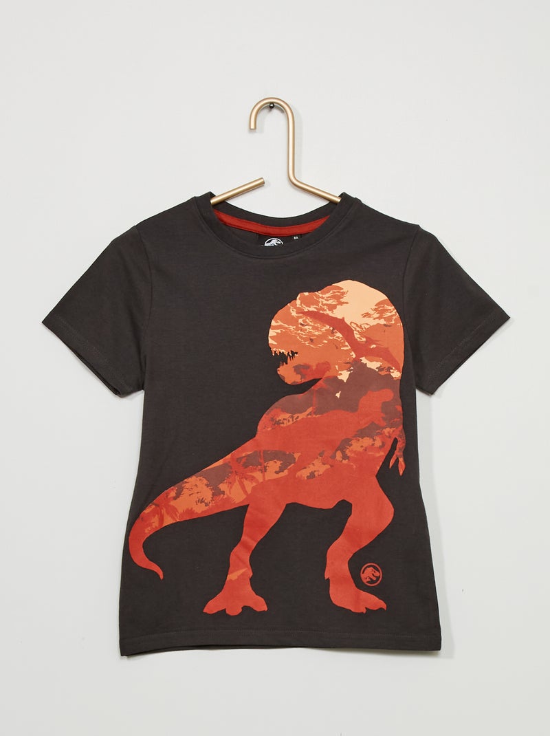 Camiseta 'Jurassic World' GRIS - Kiabi
