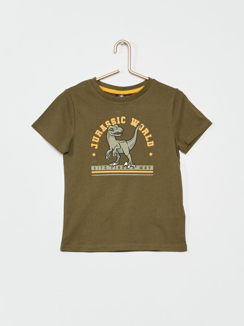 Camiseta 'Jurassic World' KAKI - Kiabi