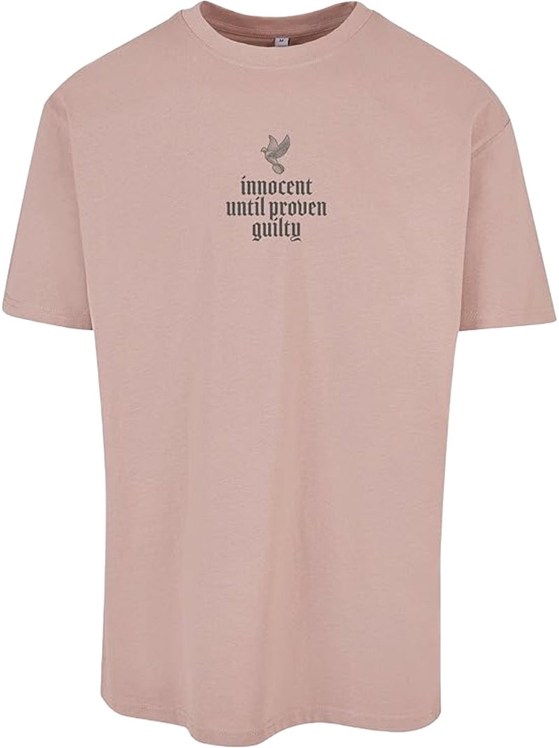 Camiseta justice para hombre - mister tee Rosa pálido - Kiabi