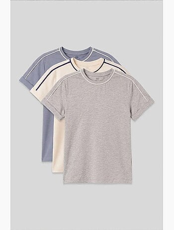 Camiseta juvenil unisex de algodón y elastano tommy