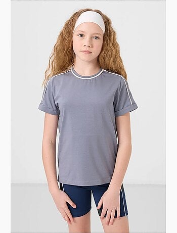 Camiseta juvenil unisex de algodón y elastano tommy