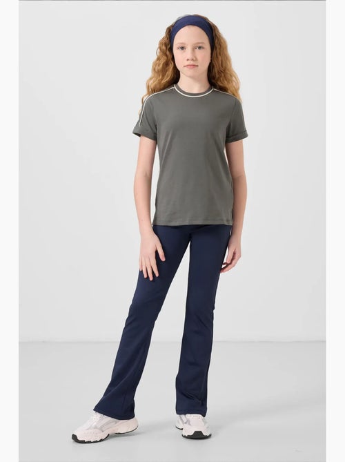 Camiseta juvenil unisex de algodón y elastano tommy - Kiabi