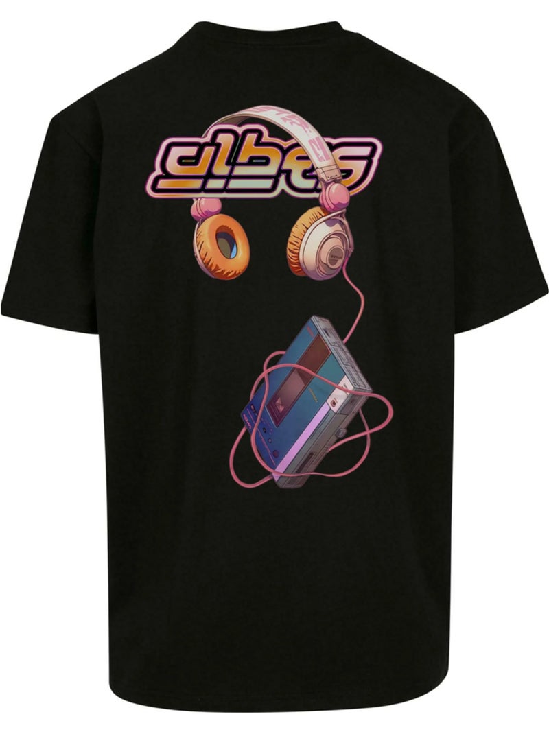 Camiseta k-pop de pesado para hombre - mister tee Negro - Kiabi