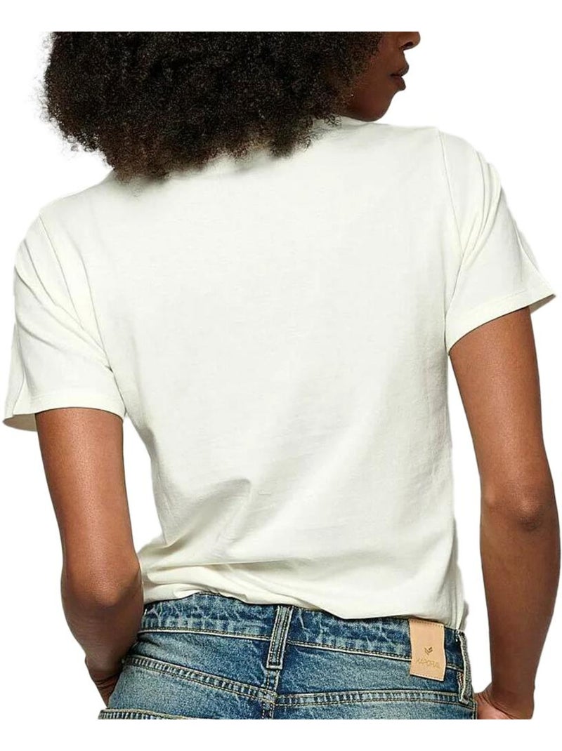 Camiseta Kaporal para Mujer Blanco - Kiabi