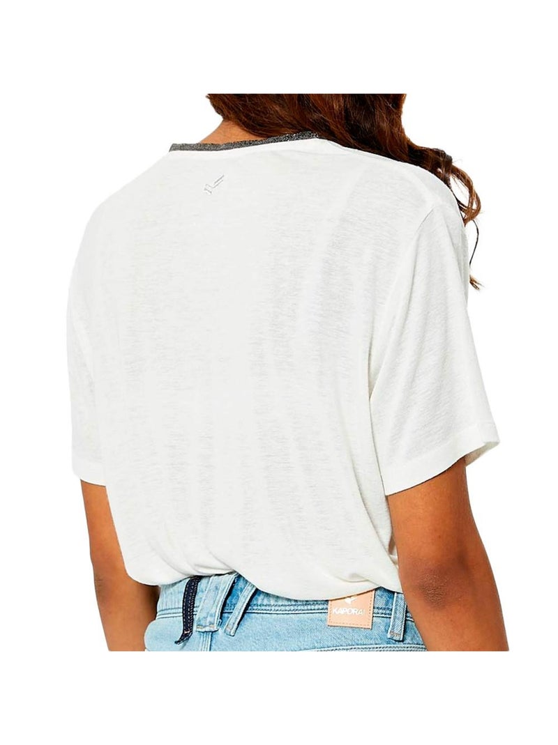 Camiseta Kaporal para Mujer Blanco - Kiabi