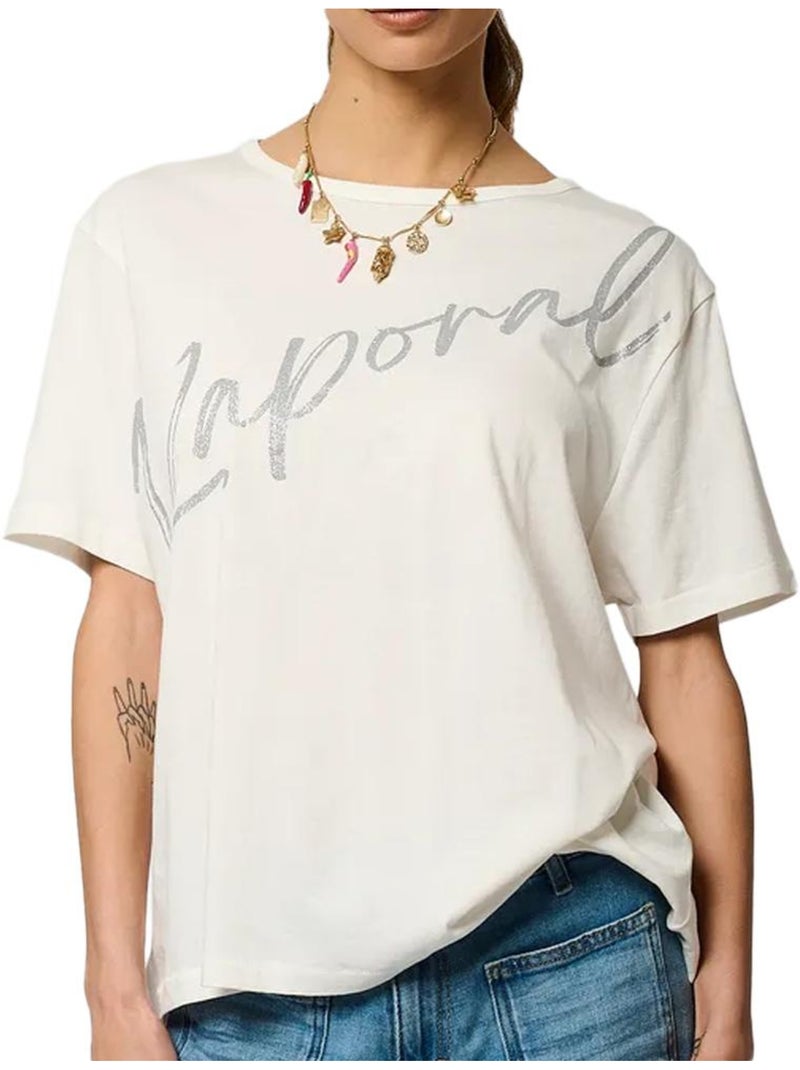 Camiseta Kaporal para Mujer Blanco - Kiabi
