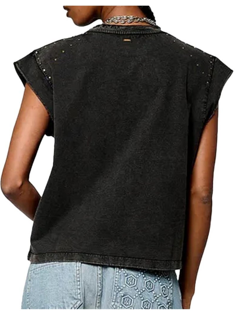 Camiseta Kaporal para Mujer Gris plateado - Kiabi