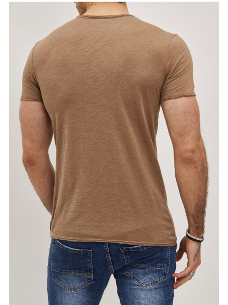 Camiseta Kebello Marrón - Kiabi