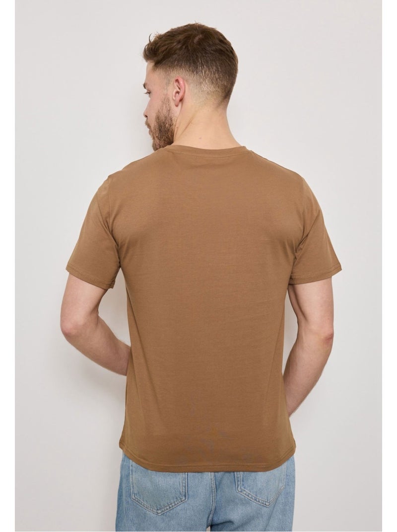 Camiseta Kebello Marrón - Kiabi