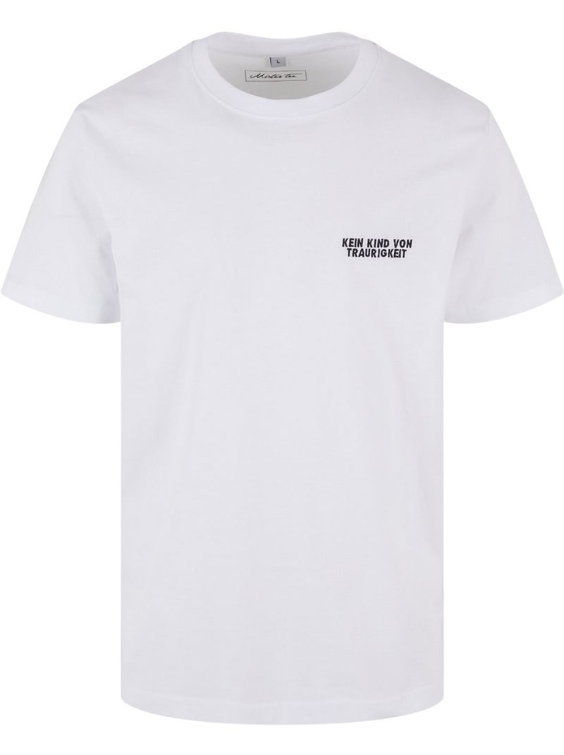 Camiseta kein kind von traurigkeit diseño bordado para hombre - mister tee Blanco - Kiabi