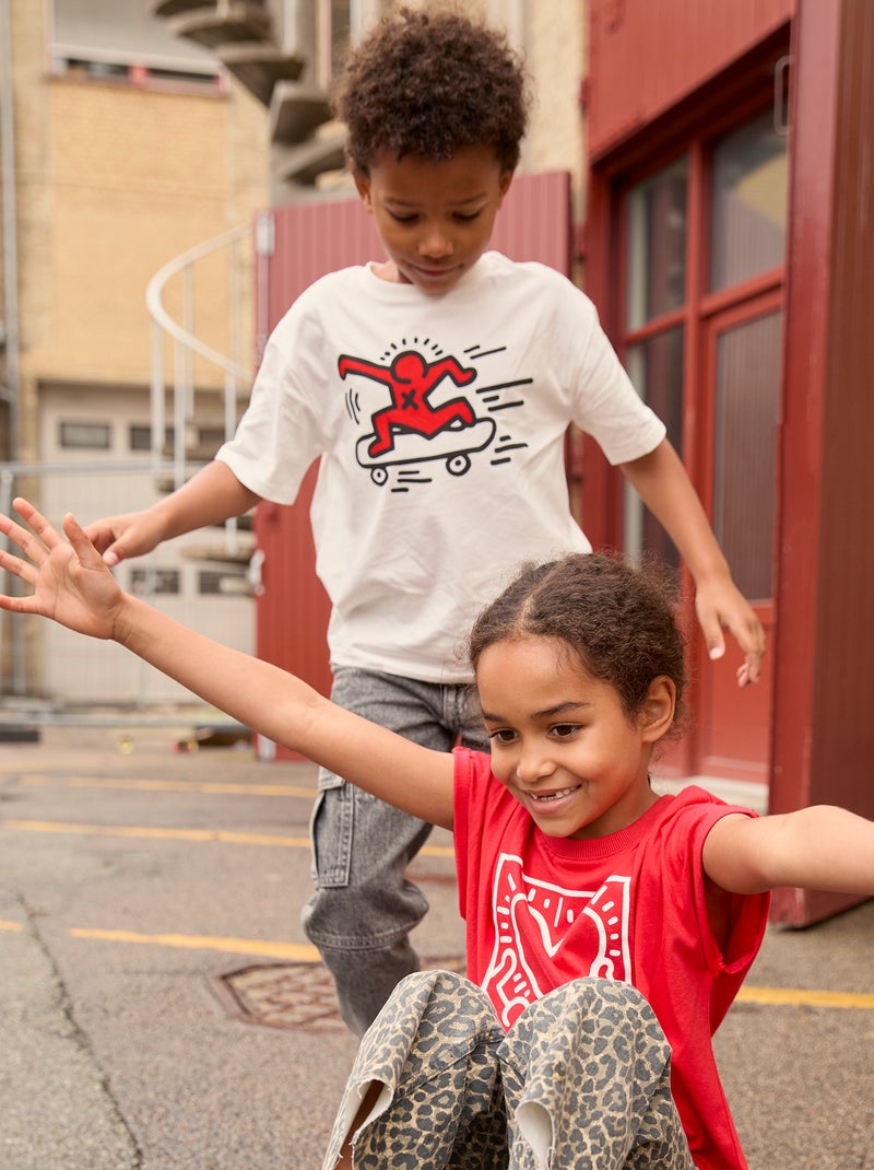 Camiseta 'Keith Haring'  - San Valentín BLANCO - Kiabi
