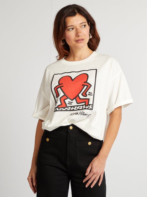 Camiseta 'Keith Haring'  - San Valentín - Kiabi