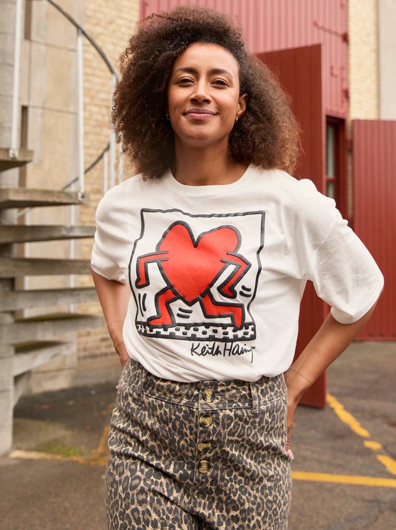 Camiseta 'Keith Haring'  - San Valentín BLANCO - Kiabi