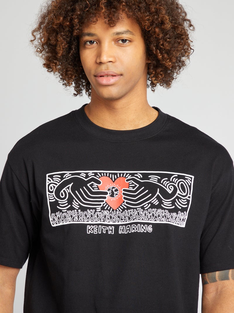 Camiseta 'Keith Haring'  - San Valentín negro - Kiabi