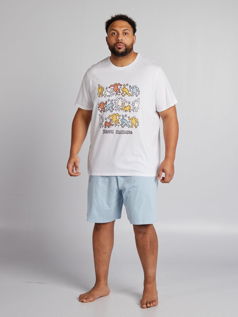 Camiseta 'Keith Haring' AZUL - Kiabi