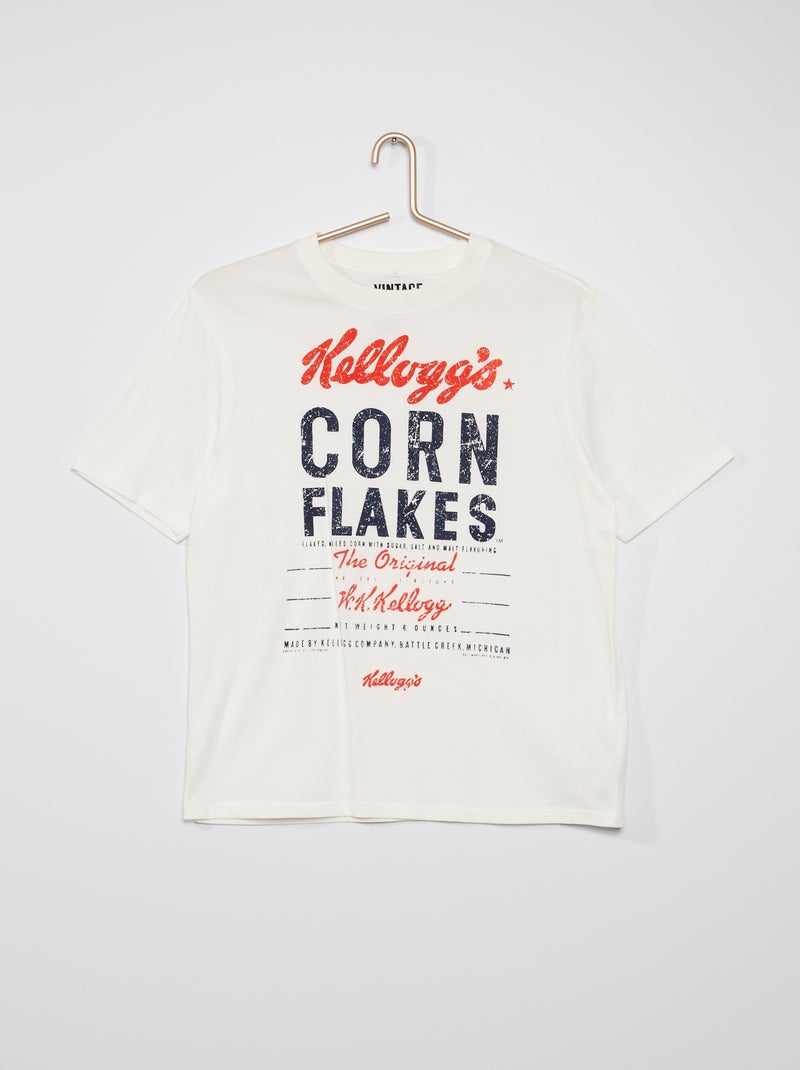 Camiseta 'Kellogg's' Blanco - Kiabi