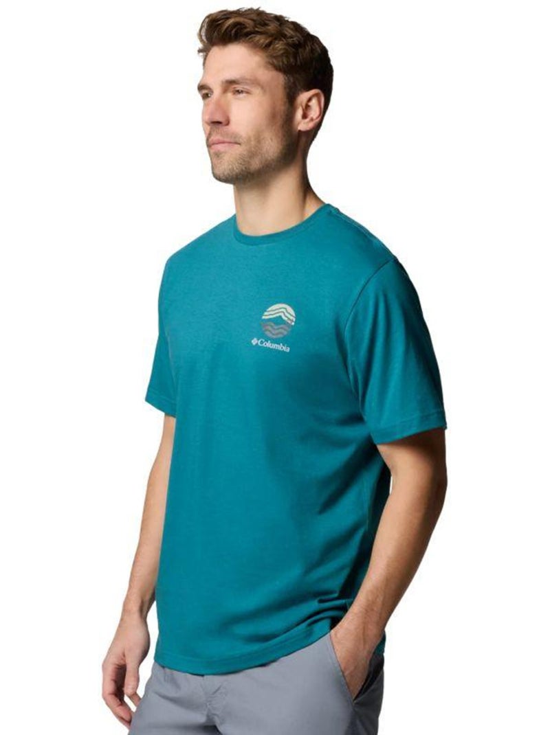 Camiseta kettle river para exteriores para hombre - columbia Verde - Kiabi