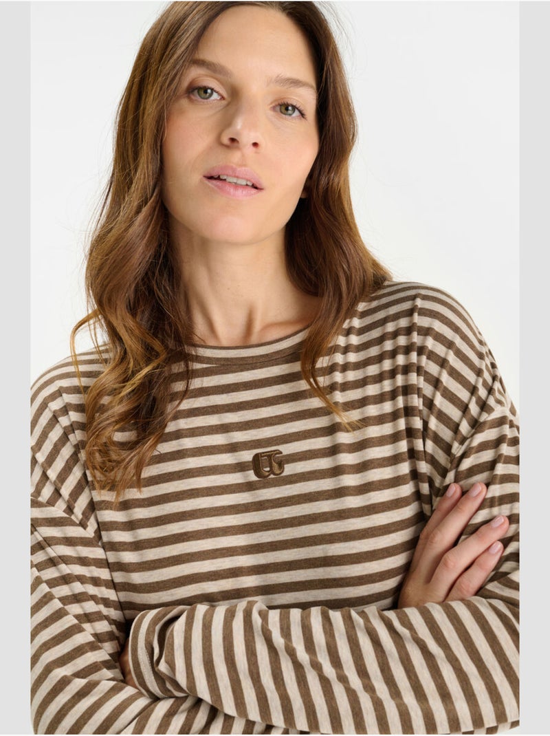 Camiseta KINA Marrón - Kiabi