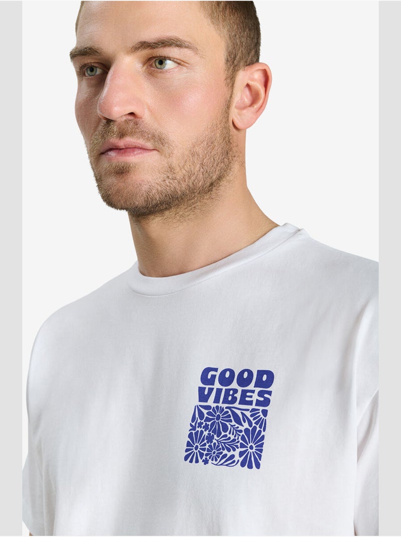 Camiseta Kroger «Le Temps des Cerises» Blanco - Kiabi
