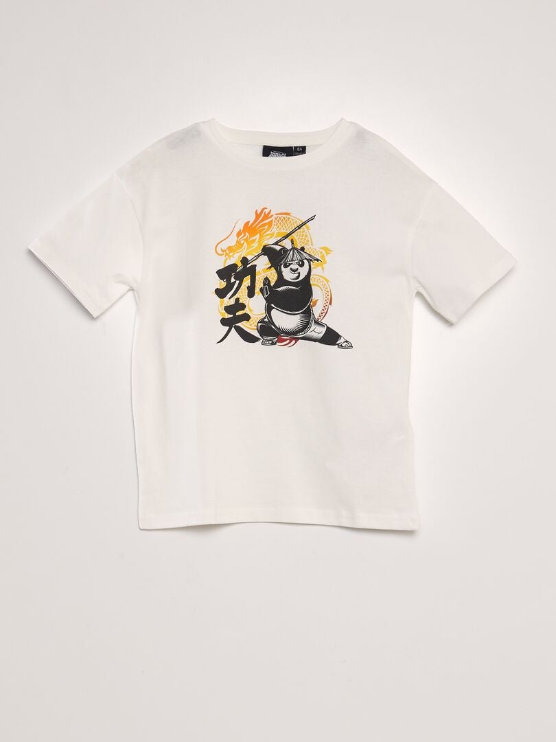 Camiseta Kung-Fu Panda' BLANCO - Kiabi