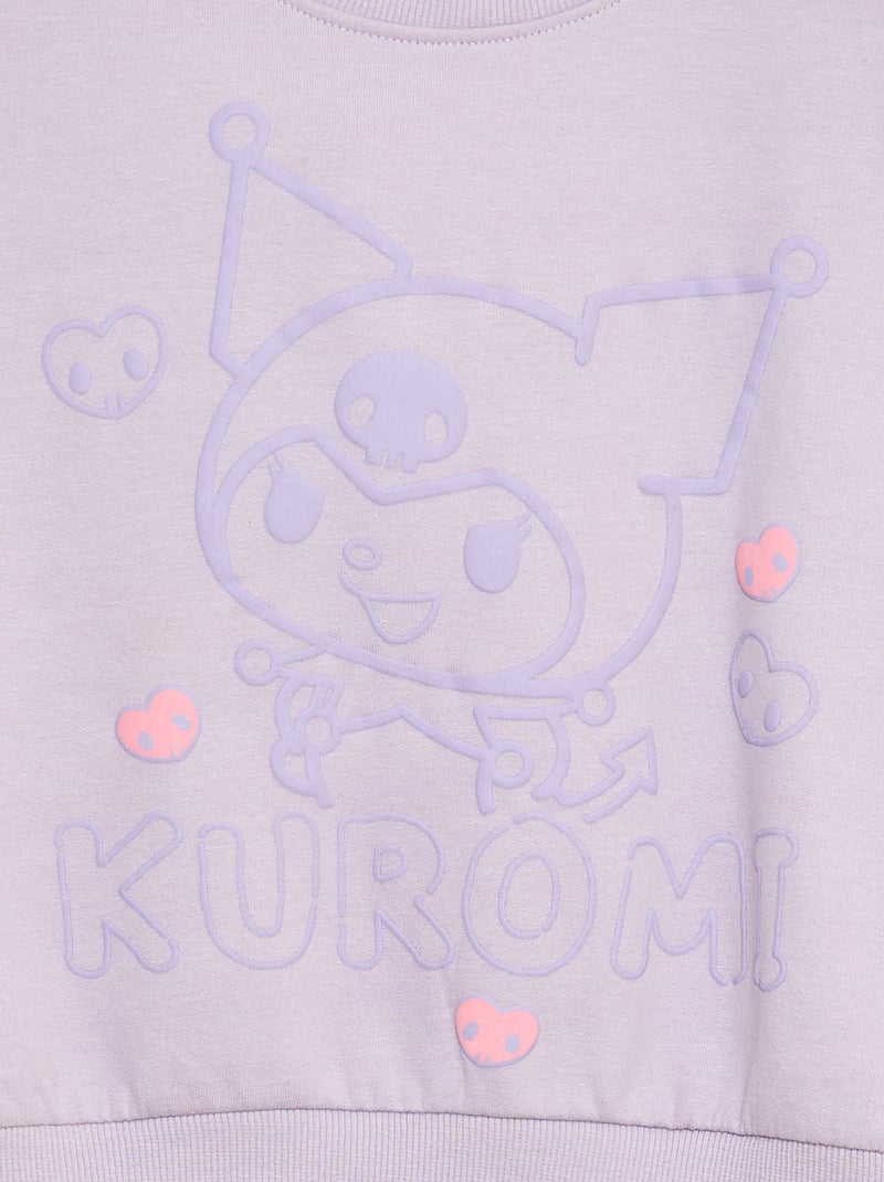 Camiseta 'Kuromi' de manga larga Rosa - Kiabi