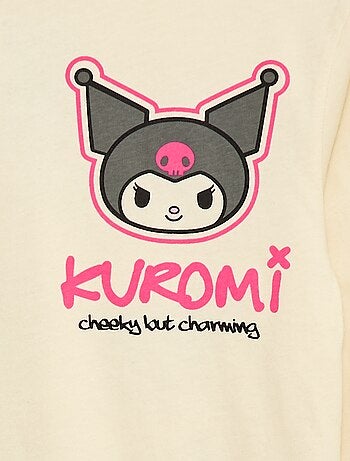 Camiseta 'Kuromi' 'Hello kitty & friends' en punto de algodón
