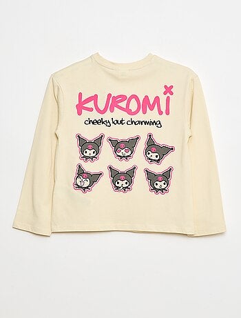 Camiseta 'Kuromi' 'Hello kitty & friends' en punto de algodón