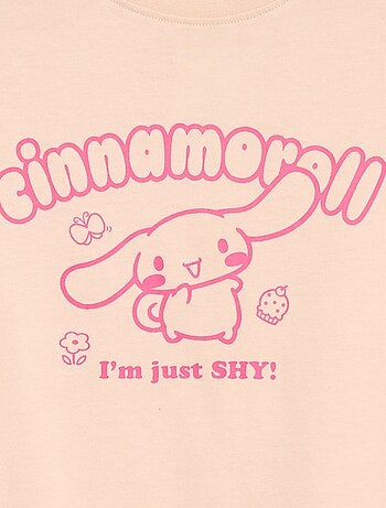 Camiseta 'Kuromi' 'Hello kitty & friends' en punto de algodón