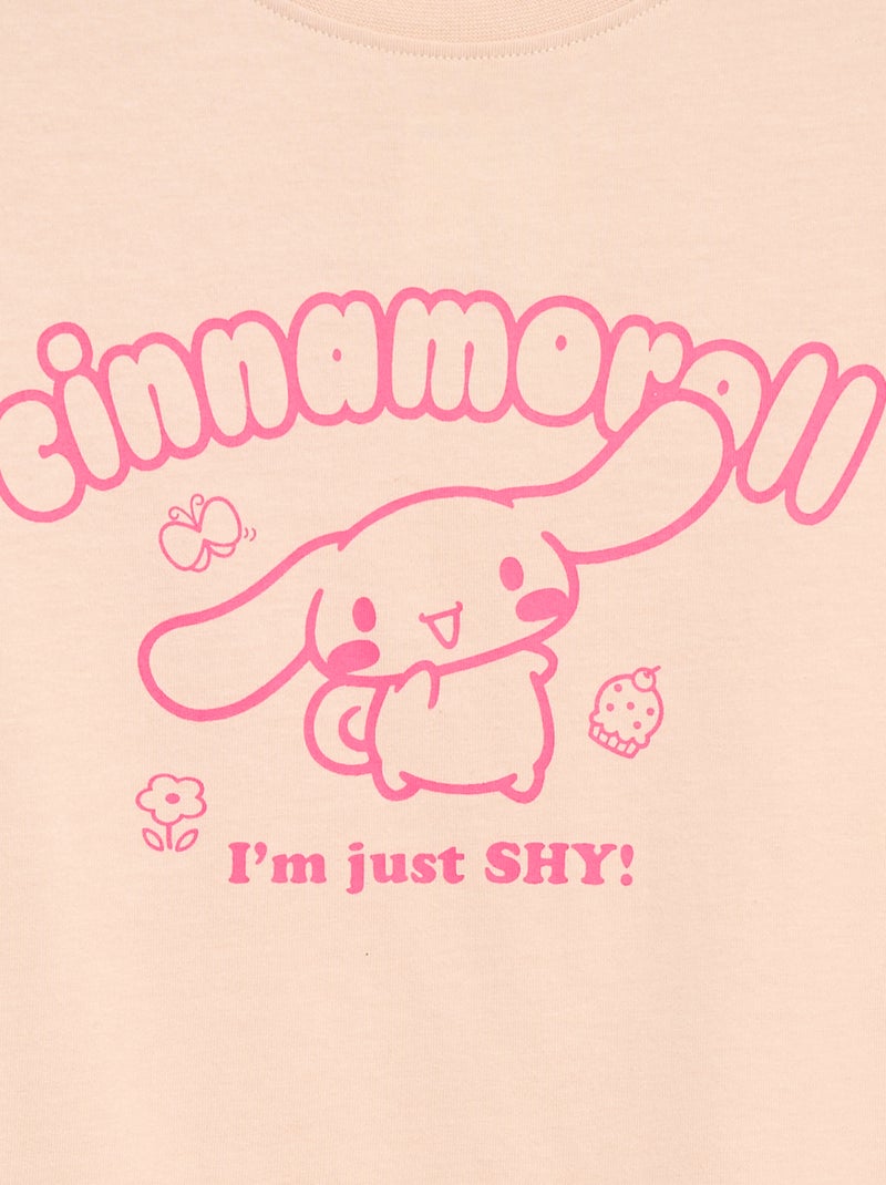 Camiseta 'Kuromi' 'Hello kitty & friends' en punto de algodón Rosa - Kiabi