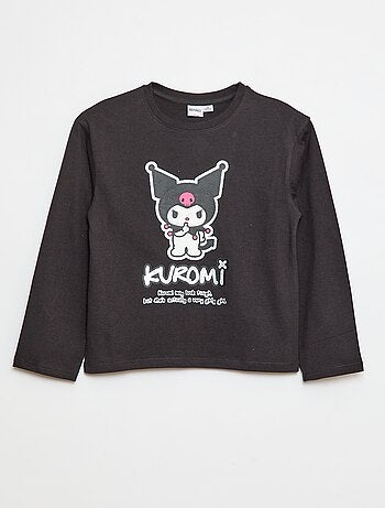 Camiseta 'Kuromi' 'Hellokitty&friends' en punto de algodón