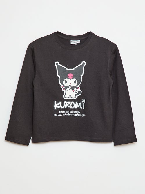 Camiseta 'Kuromi' 'Hellokitty&friends' en punto de algodón - Kiabi