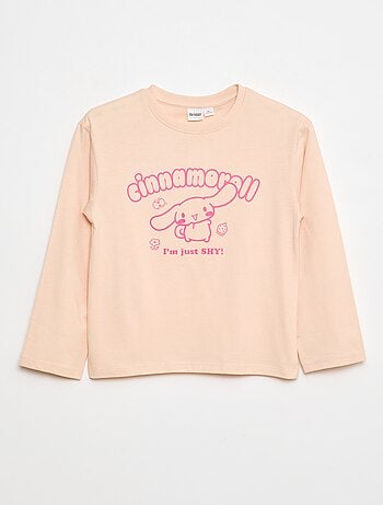 Camiseta 'Kuromi' 'Hellokitty&friends' en punto de algodón