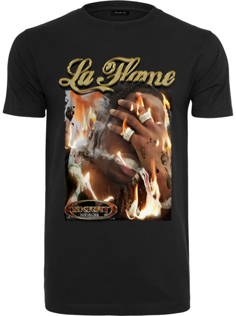 Camiseta la flame para hombre - mister tee Negro - Kiabi