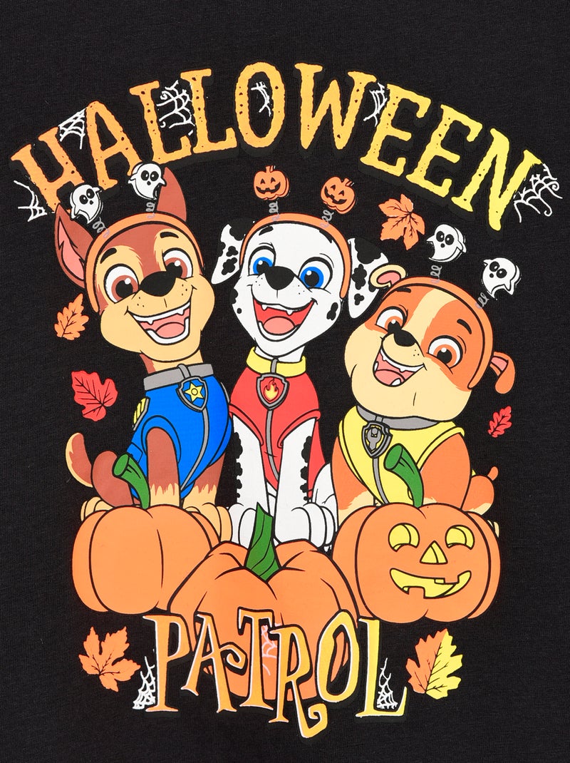 Camiseta La Patrulla Canina Halloween Negro - Kiabi