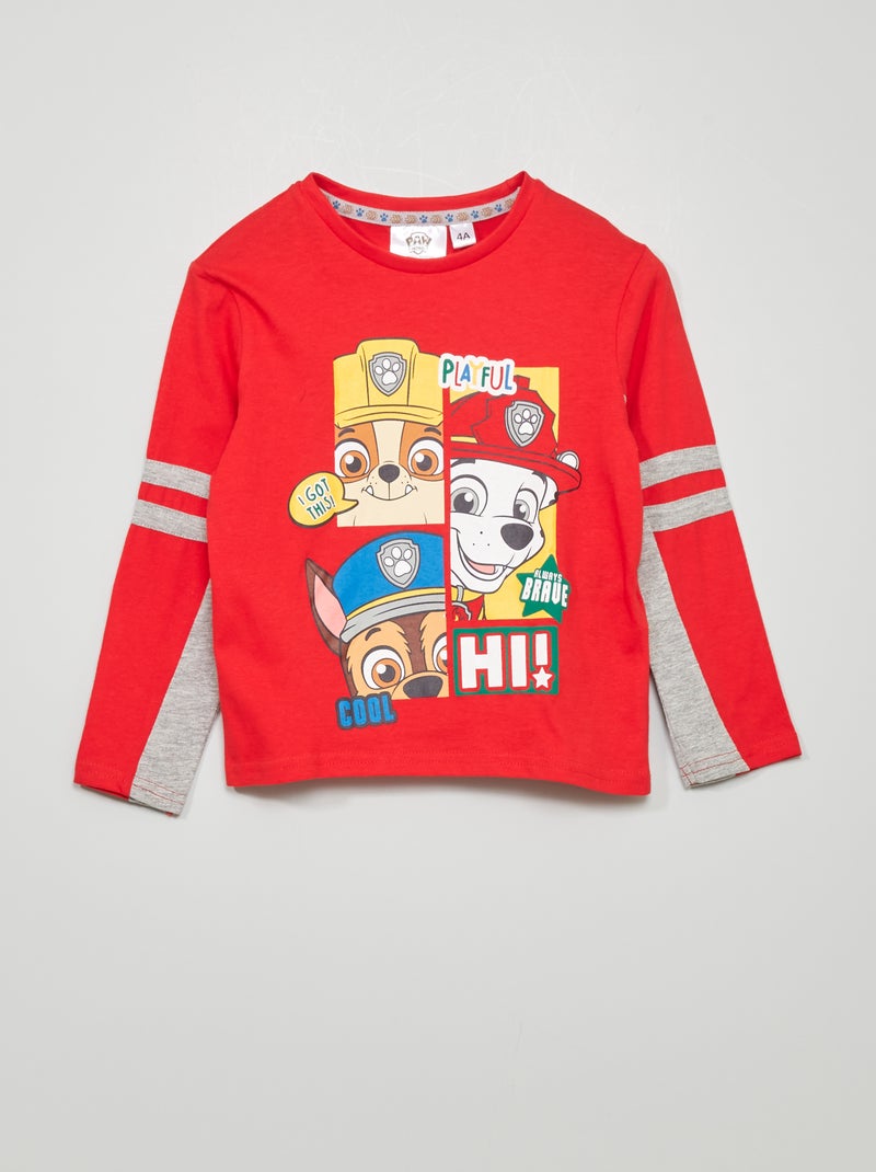 Camiseta 'La Patrulla Canina' rojo - Kiabi