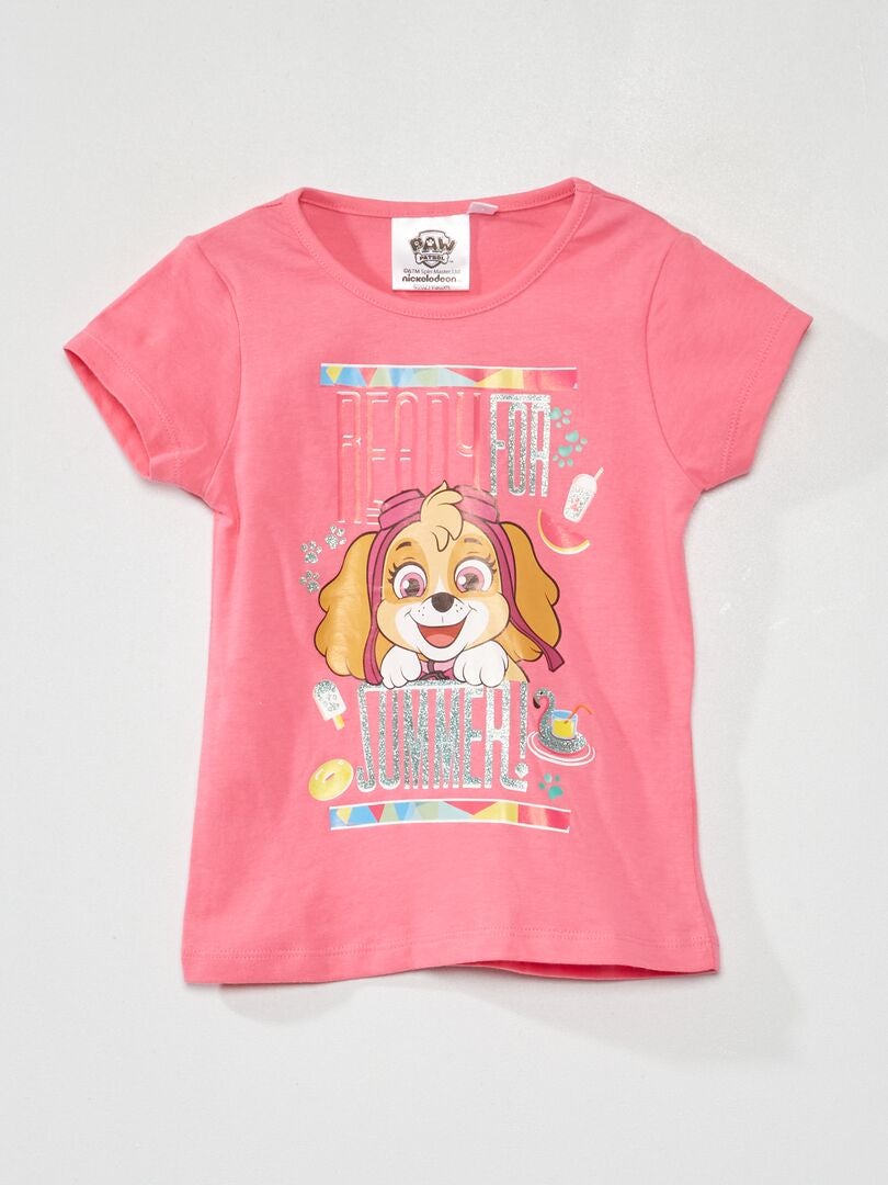 Camiseta 'La Patrulla Canina' rosa - Kiabi