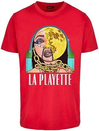 Camiseta la playette para hombre - mister tee