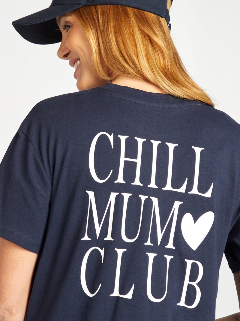 Camiseta lactancia con estampado BLANCO - Kiabi
