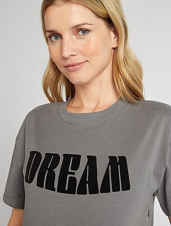 Camiseta lactancia con estampado