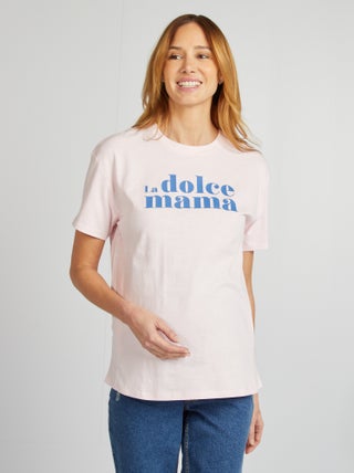 Camiseta lactancia con estampado