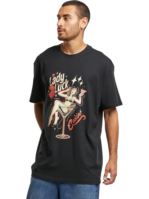 Camiseta lady luck para hombre - mister tee - Kiabi