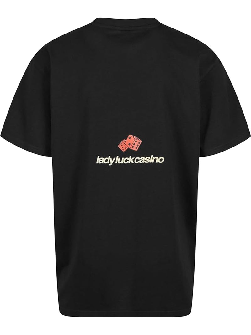 Camiseta lady luck para hombre - mister tee Negro - Kiabi