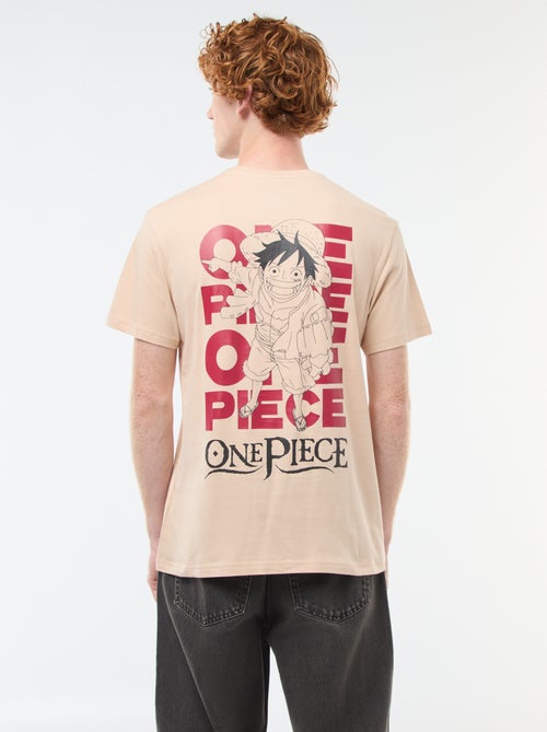 Camiseta larga estampada 'One Piece' - Kiabi