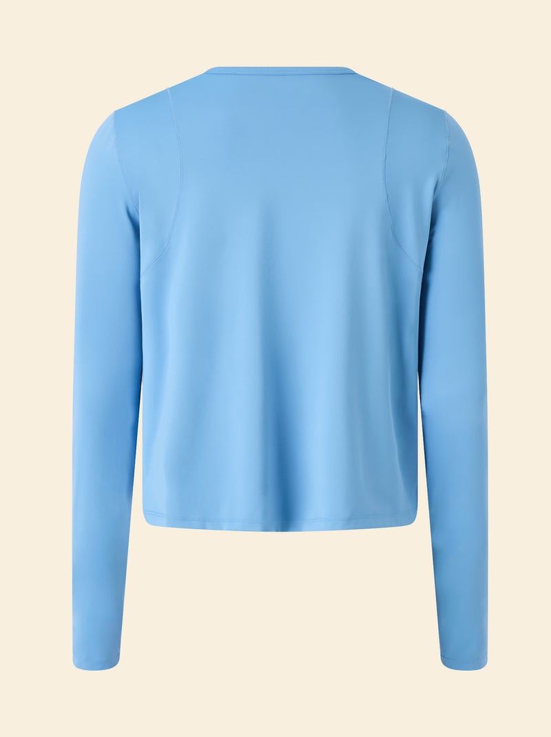 Camiseta larga fluida - (ekstract) Azul - Kiabi