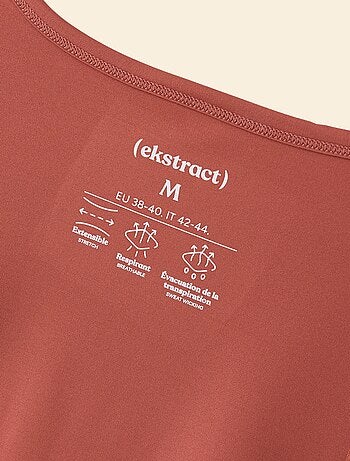 Camiseta larga fluida - (ekstract)